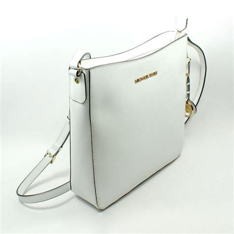 bolsa crossbody michael kors blanca|white crossbody purse.